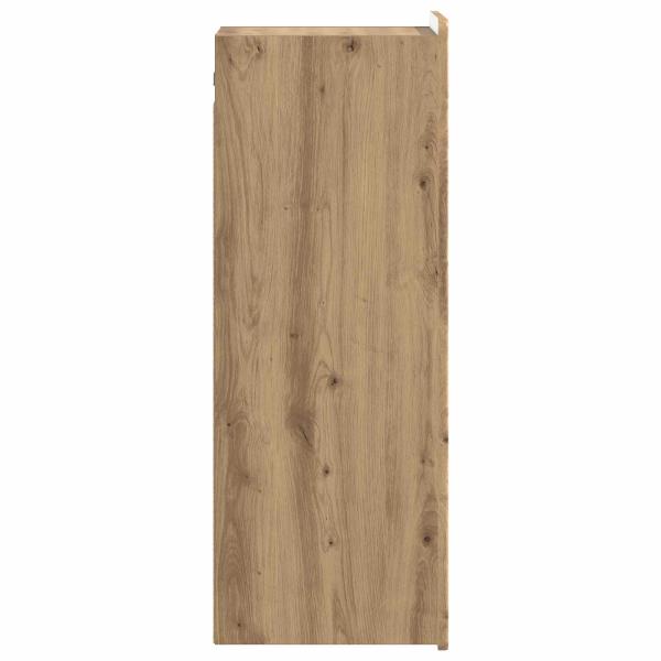 Wandschrank 33 x 34,5 x 93,5 cm Holzwerkstoff Artisan-Eiche