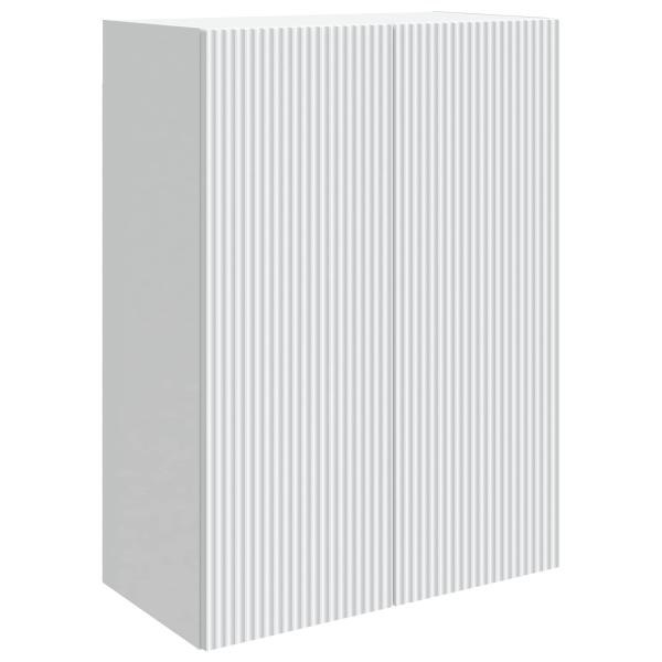 Wandschrank 66 x 34,5 x 90 cm Holzwerkstoff Weiß