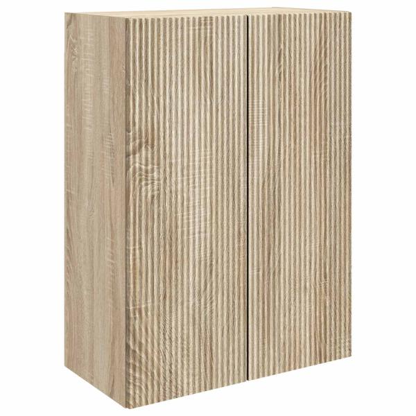 Wandschrank 66 x 34,5 x 90 cm Holzwerkstoff Sonoma-Eiche