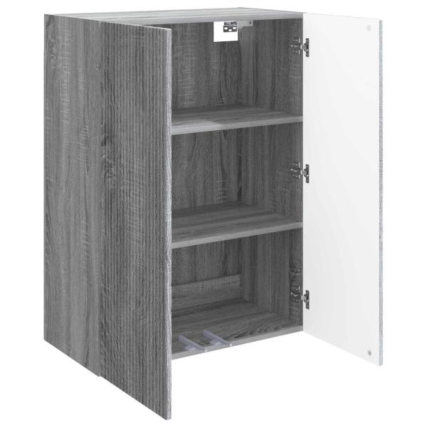 Wandschrank 66 x 34,5 x 90 cm Holzwerkstoff Sonoma-Grau