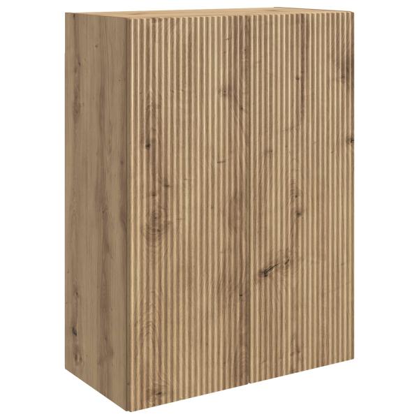 Wandschrank 66 x 34,5 x 90 cm Holzwerkstoff Artisan-Eiche