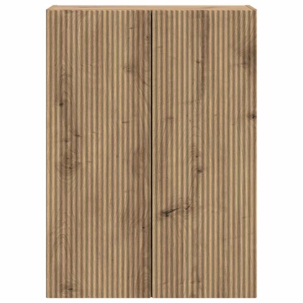 Wandschrank 66 x 34,5 x 90 cm Holzwerkstoff Artisan-Eiche