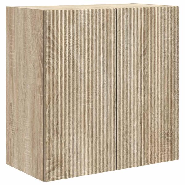 Wandschrank 59 x 31 x 60 cm Holzwerkstoff Sonoma-Eiche