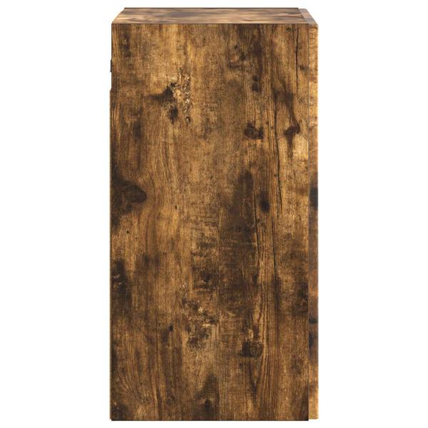 Wandschrank 59 x 31 x 60 cm Holzwerkstoff Räuchereiche