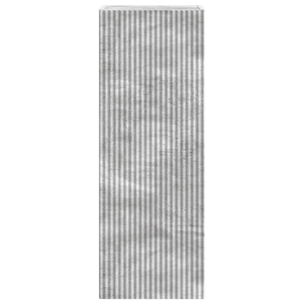 Wandschrank 33 x 34,5 x 90 cm Holzwerkstoff Betongrau