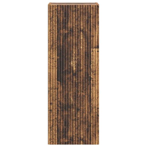 Wandschrank 33 x 34,5 x 90 cm Holzwerkstoff Altholz