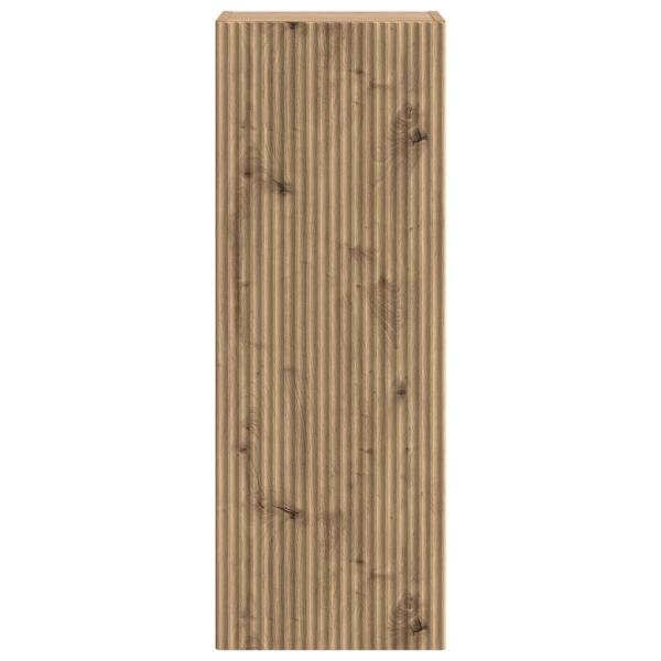 Wandschrank 33 x 34,5 x 90 cm Holzwerkstoff Artisan-Eiche