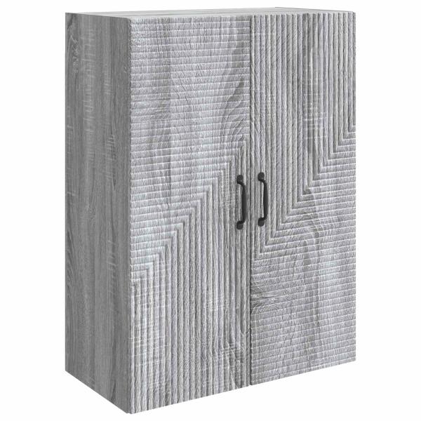 Wandschrank Grau Sonoma 66 x 34,5 x 90 cm Holzwerkstoff