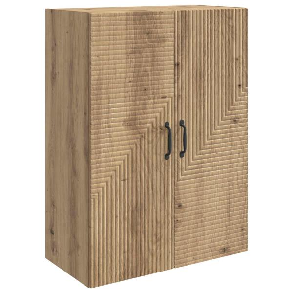 Wandschrank 66 x 34,5 x 90 cm Holzwerkstoff Artisan-Eiche