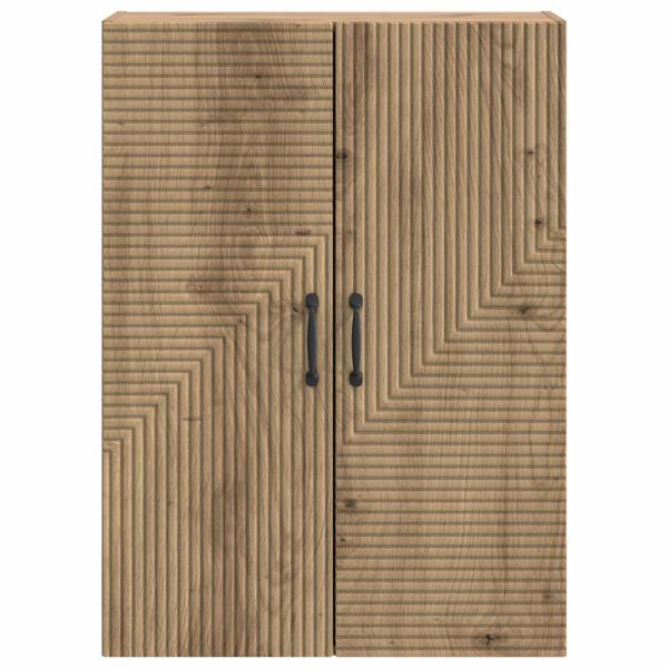 Wandschrank 66 x 34,5 x 90 cm Holzwerkstoff Artisan-Eiche