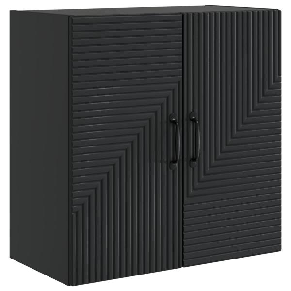Wandschrank Schwarz 59 x 31 x 60 cm Holzwerkstoff