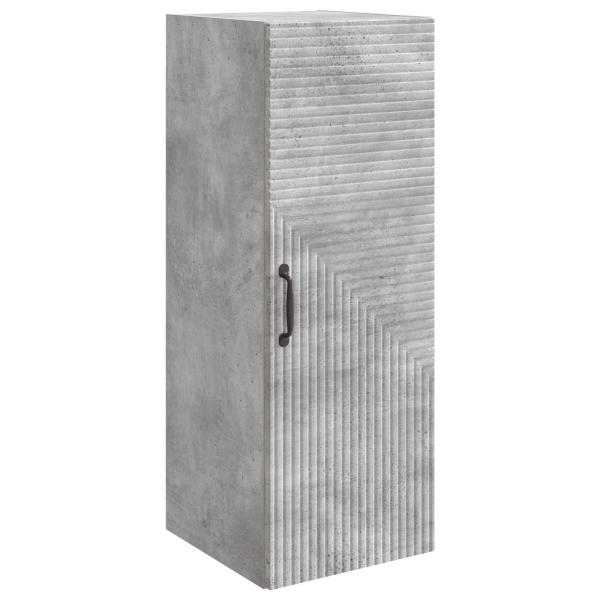 Wandschrank Betongrau 33 x 34,5 x 90 cm Holzwerkstoff