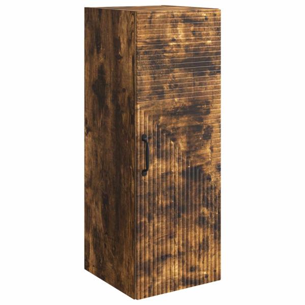 Wandschrank Geräucherte Eiche 33 x 34,5 x 90 cm Holzwerkstoff