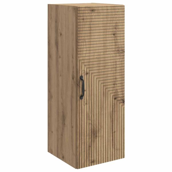 Wandschrank 33 x 34,5 x 90 cm Holzwerkstoff Artisan-Eiche