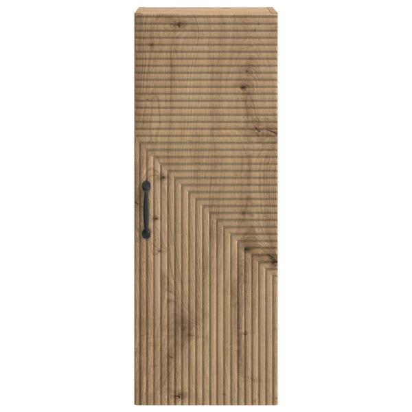 Wandschrank 33 x 34,5 x 90 cm Holzwerkstoff Artisan-Eiche