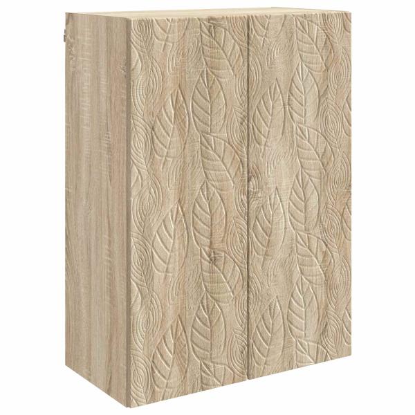 Wandschrank 66 x 34,5 x 90 cm Holzwerkstoff Sonoma-Eiche