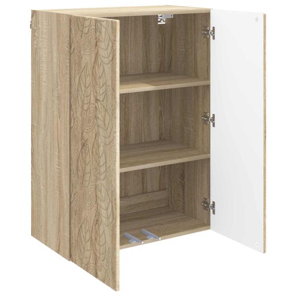 Wandschrank 66 x 34,5 x 90 cm Holzwerkstoff Sonoma-Eiche