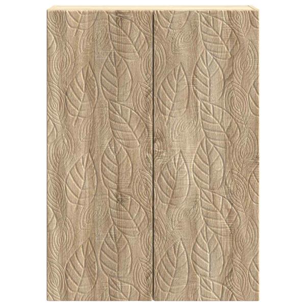 Wandschrank 66 x 34,5 x 90 cm Holzwerkstoff Sonoma-Eiche