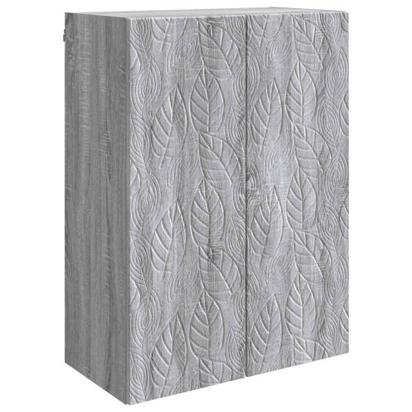 Wandschrank 66 x 34,5 x 90 cm Holzwerkstoff Sonoma-Grau