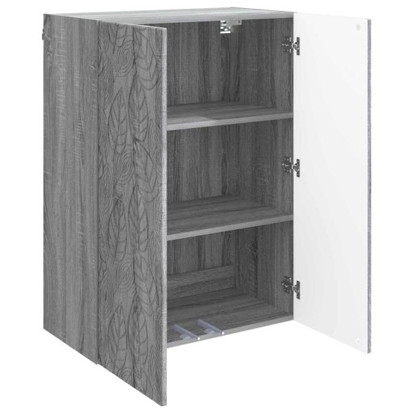Wandschrank 66 x 34,5 x 90 cm Holzwerkstoff Sonoma-Grau