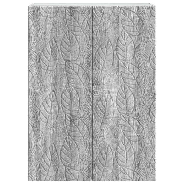 Wandschrank 66 x 34,5 x 90 cm Holzwerkstoff Sonoma-Grau