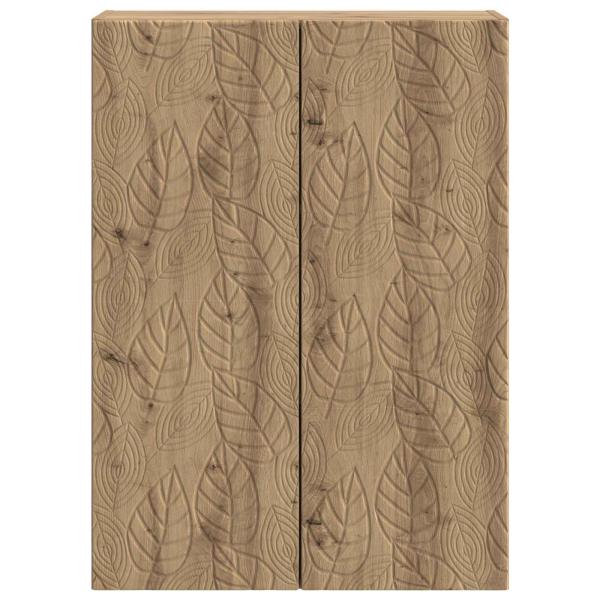 Wandschrank 66 x 34,5 x 90 cm Holzwerkstoff Artisan-Eiche
