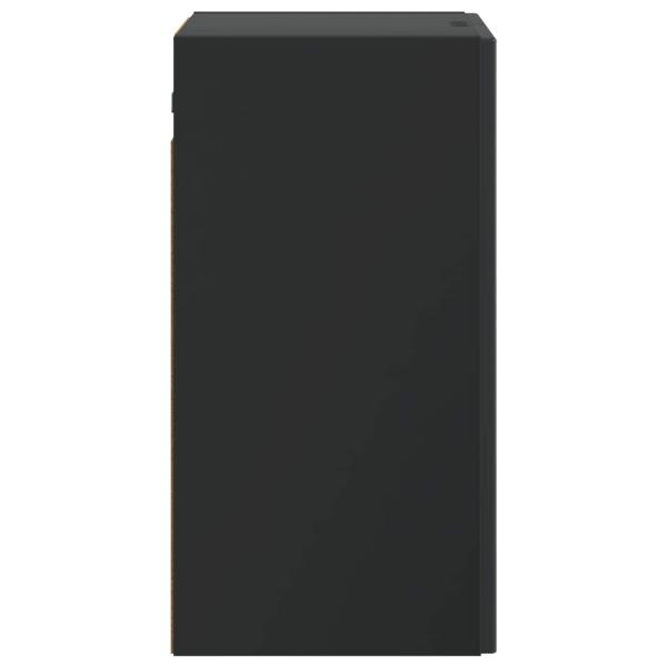 Wandschrank 59 x 31 x 60 cm Holzwerkstoff Schwarz