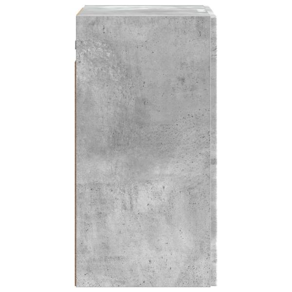 Wandschrank 59 x 31 x 60 cm Holzwerkstoff Betongrau