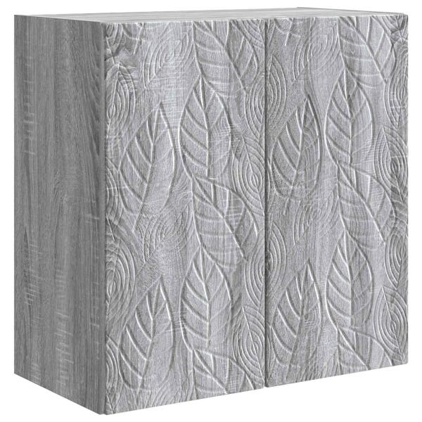 Wandschrank 59 x 31 x 60 cm Holzwerkstoff Sonoma-Grau