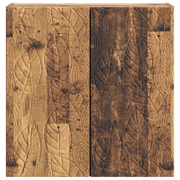Wandschrank 59 x 31 x 60 cm Holzwerkstoff Altholz