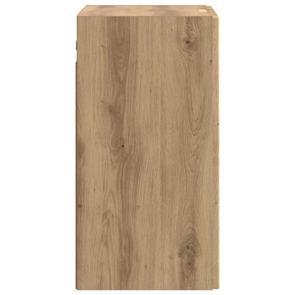 Wandschrank 59 x 31 x 60 cm Holzwerkstoff Artisan-Eiche