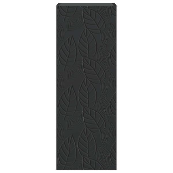 Wandschrank 33 x 34,5 x 90 cm Holzwerkstoff Schwarz