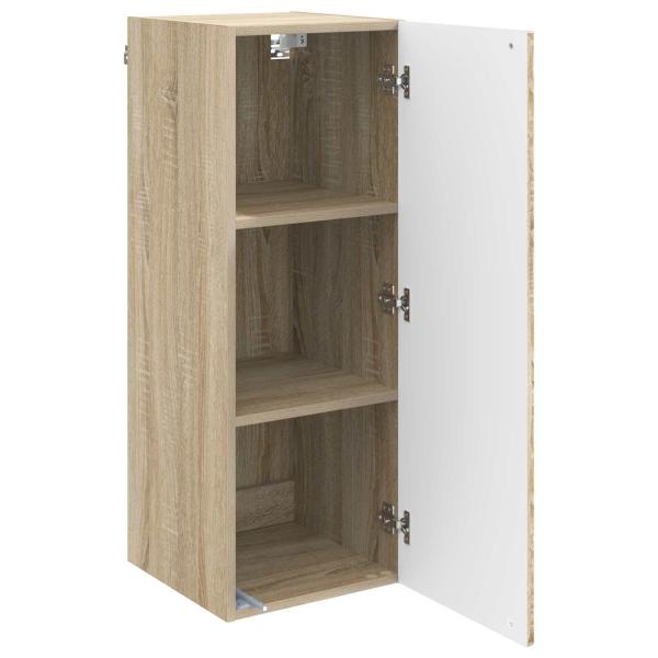 Wandschrank 33 x 34,5 x 90 cm Holzwerkstoff Sonoma-Eiche