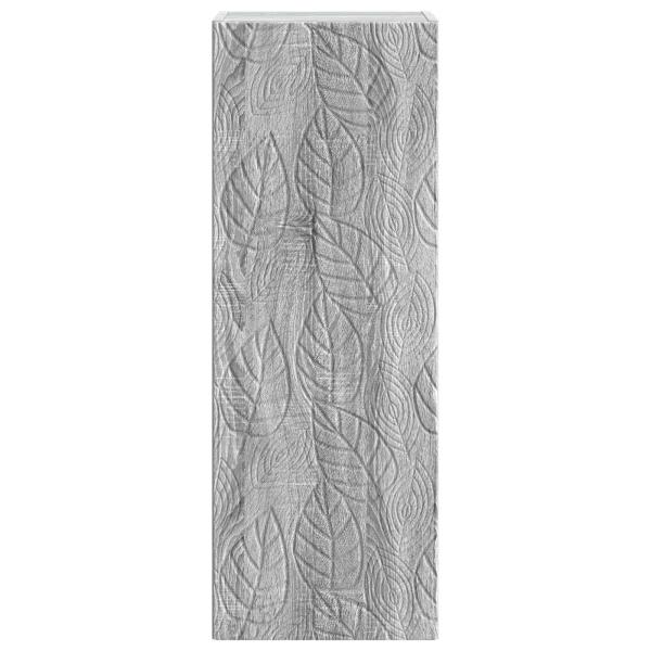 Wandschrank 33 x 34,5 x 90 cm Holzwerkstoff Sonoma-Grau