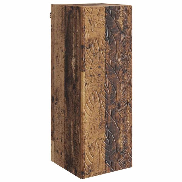 Wandschrank 33 x 34,5 x 90 cm Holzwerkstoff Altholz