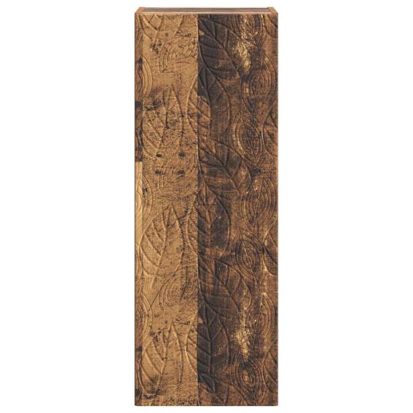 Wandschrank 33 x 34,5 x 90 cm Holzwerkstoff Altholz