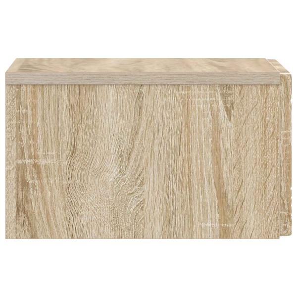 Wandmontierter Beistelltisch Sonoma-Eiche 34,5 x 33 x 20 cm