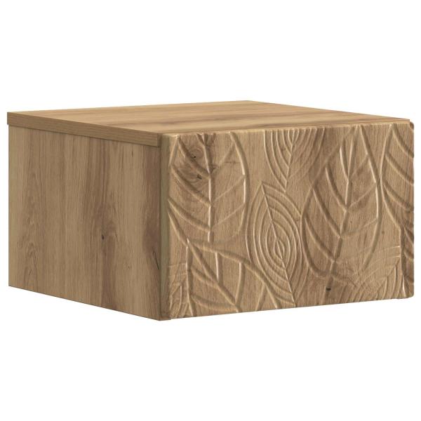 Wandmontierter Beistelltisch 2 stk. Artisan-Eiche