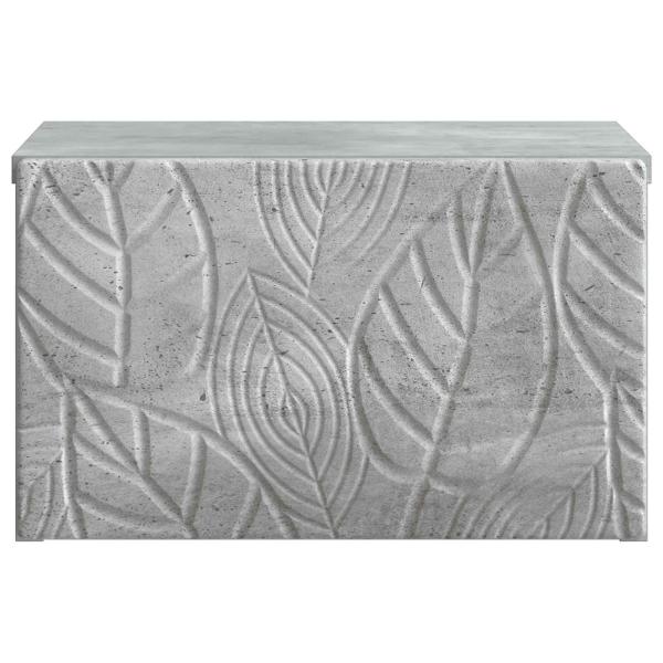 Wandmontierter Nachttisch Betongrau 49 x 34,5 x 20 cm