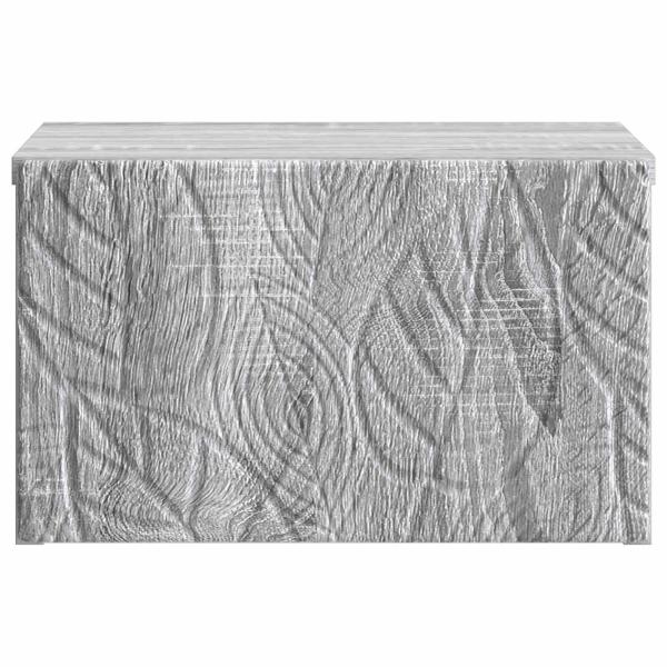 Wandmontierter Nachttisch Sonoma-Grau 49 x 34,5 x 20 cm