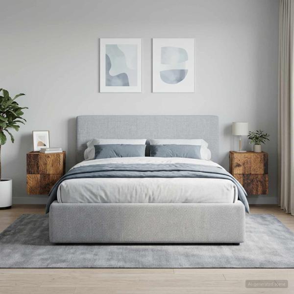 Wandmontierter Nachttisch 2 Stk. Altholz 34,5 x 33 x 40 cm