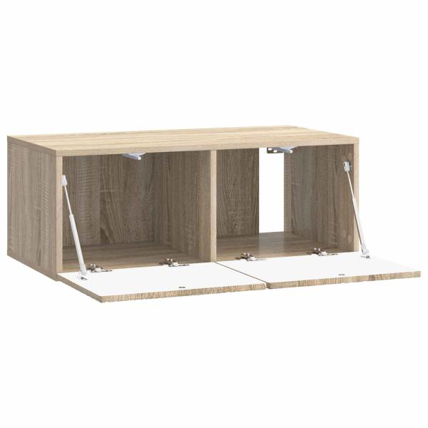 Wandmontierter TV-Schrank 59,5 x 41 x 30 cm Sonoma-Eiche