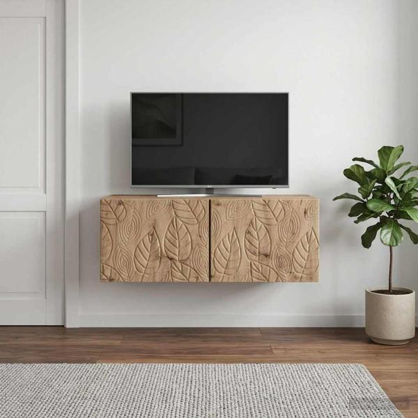 ARDEBO.de - Wandmontierter TV-Schrank 78,5 x 41 x 30 cm Artisan-Eiche
