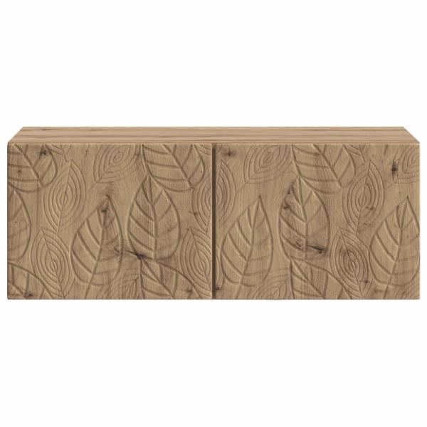 Wandmontierter TV-Schrank 59,5 x 31 cm Artisan-Eiche