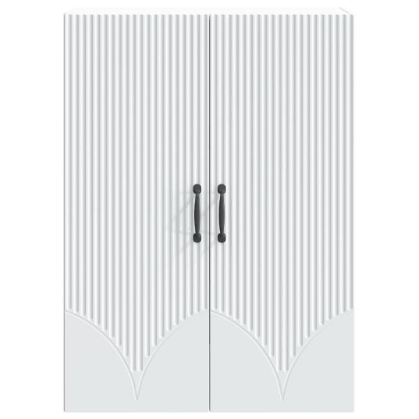 Wandschrank Weiß 66 x 34,5 x 90 cm Holzwerkstoff