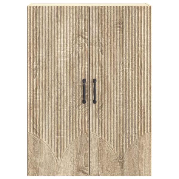 Wandschrank 66 x 34,5 x 90 cm Holzwerkstoff Sonoma-Eiche