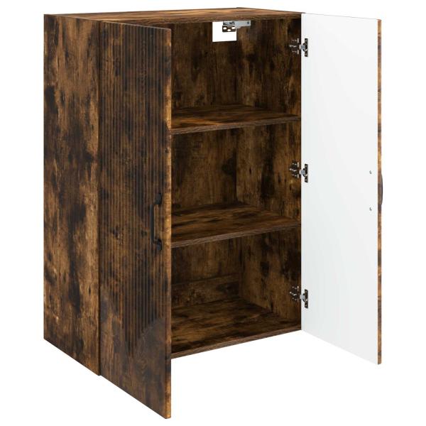 Wandschrank 66 x 34,5 x 90 cm Holzwerkstoff Räuchereiche
