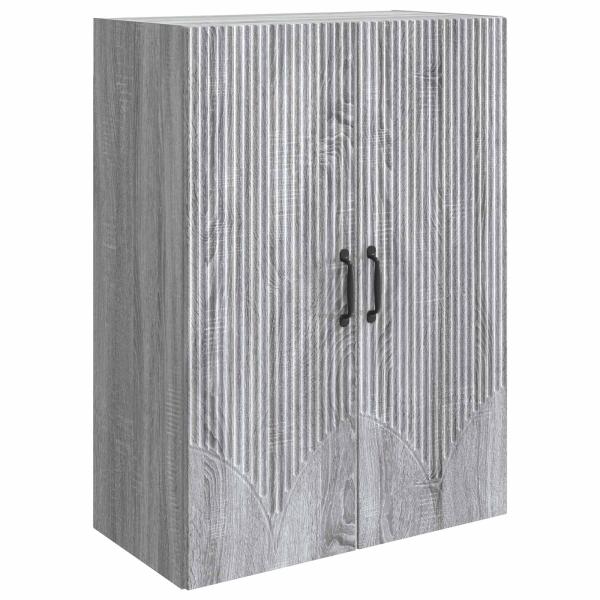 Wandschrank 66 x 34,5 x 90 cm Holzwerkstoff Sonoma-Grau