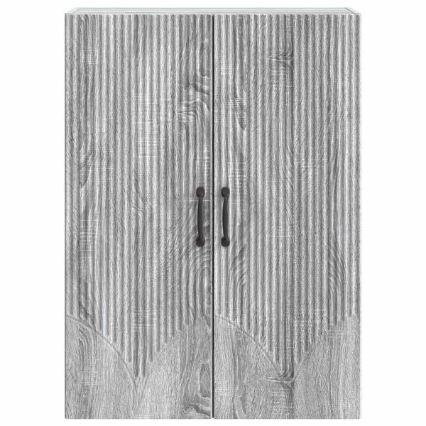 Wandschrank 66 x 34,5 x 90 cm Holzwerkstoff Sonoma-Grau