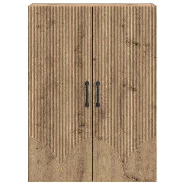 Wandschrank 66 x 34,5 x 90 cm Holzwerkstoff Artisan-Eiche